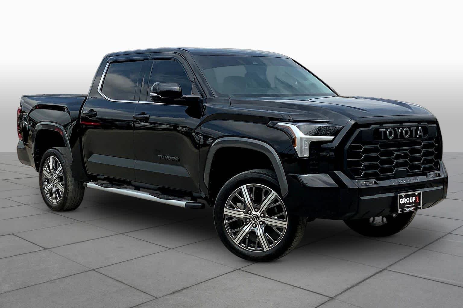Used 2023 Midnight Black Metallic Toyota Limited image 3
