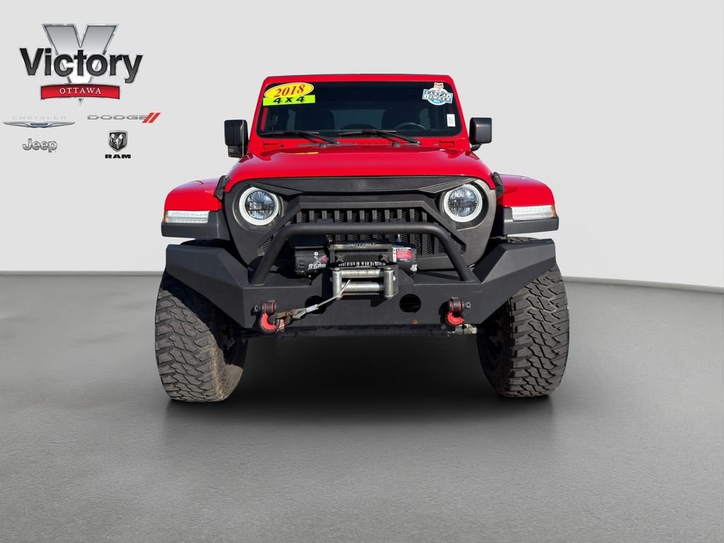 Used 2018 Jeep All-New Wrangler Unlimited Sport S with VIN 1C4HJXDG9JW323929 for sale in Kansas City