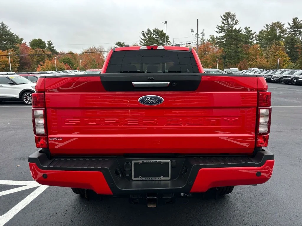 Used 2022 Race Red Ford Lariat image 4