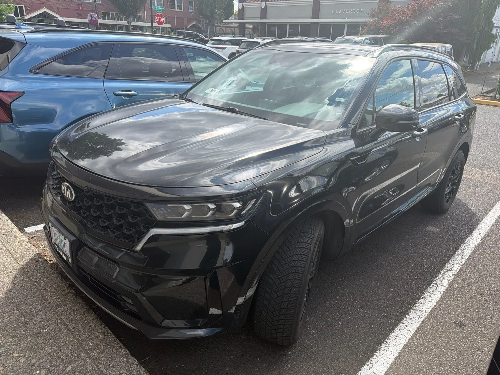 Used 2021 Black Kia SX image 1