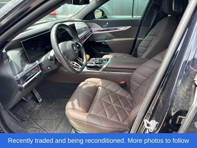 Used 2025 Black BMW 740i xDrive image 2