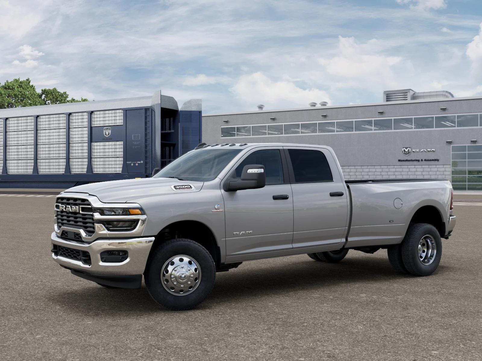 New 2026 Silver-Zynith Exterior Paint RAM Big Horn image 3