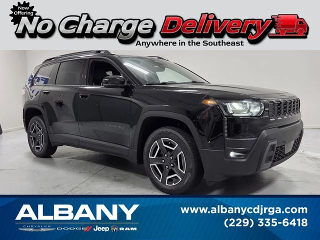 New 2026 Diamond Black Crystal Pearl-Coat Exterior Paint Jeep Limited image 1
