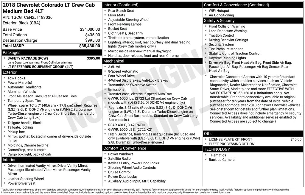 Used 2018 Black Chevrolet LT image 35
