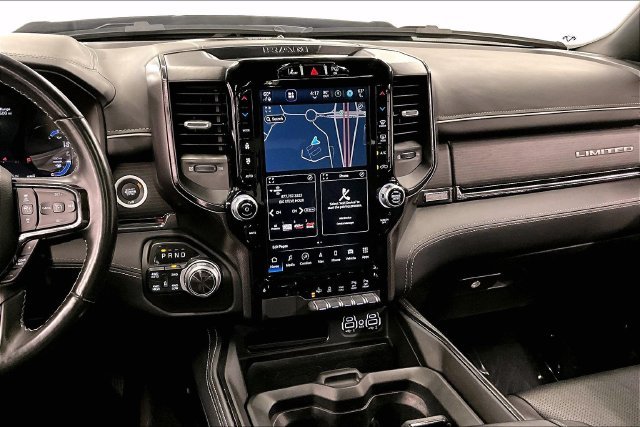 Used 2023 Diamond Black Crystal Pearlcoat Ram Limited image 7