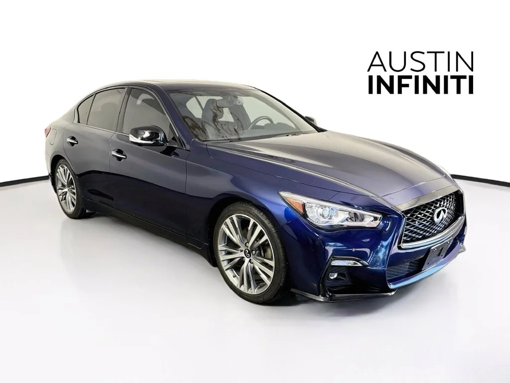 Certified Used 2023 Blue INFINITI SENSORY image 1