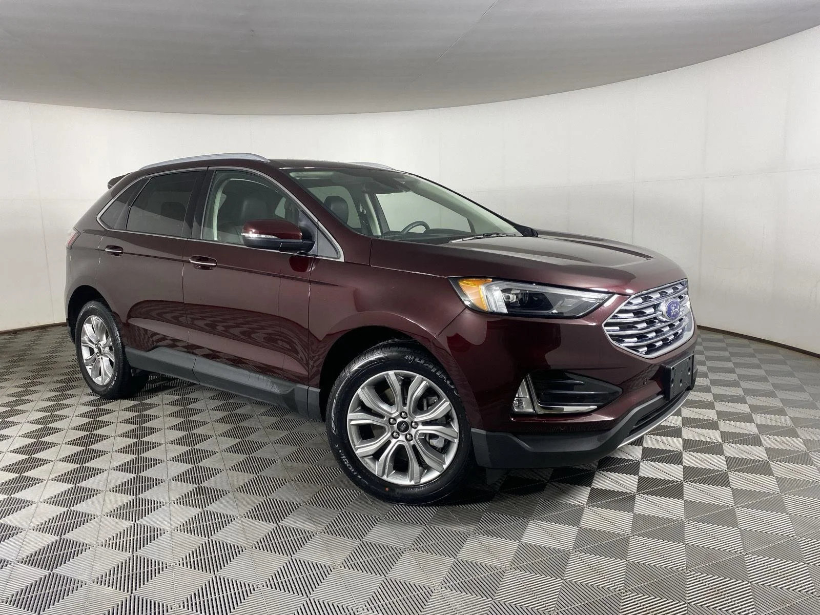 Used 2024 Burgundy Velvet Metallic Tinted Clearcoat Ford Titanium image 11