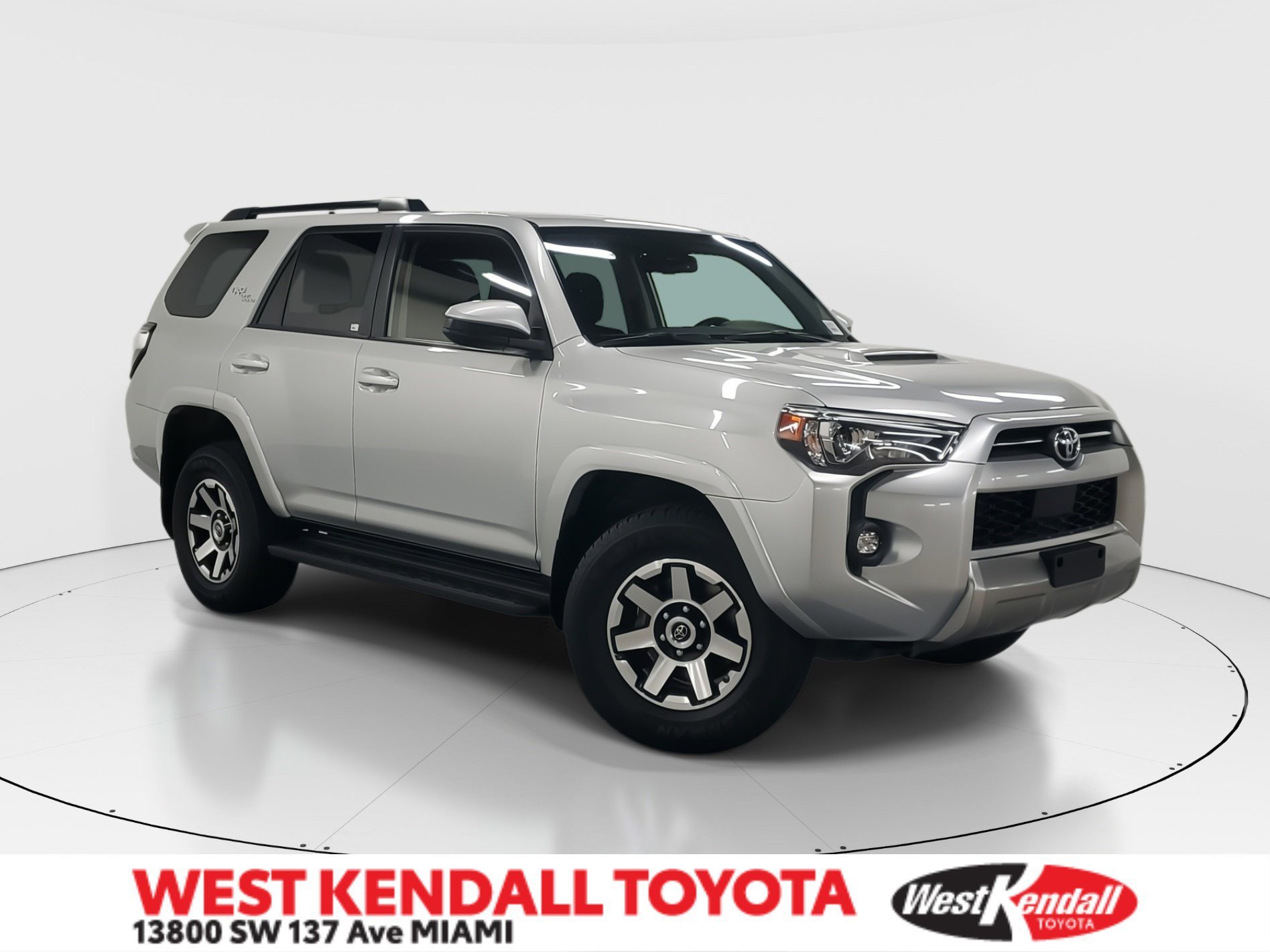 Used 2021 Classic Silver Metallic Toyota TRD Off Road image 1