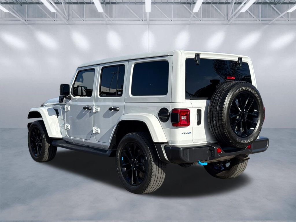 Certified Used 2022 White Jeep Unlimited Sahara 4xe image 4