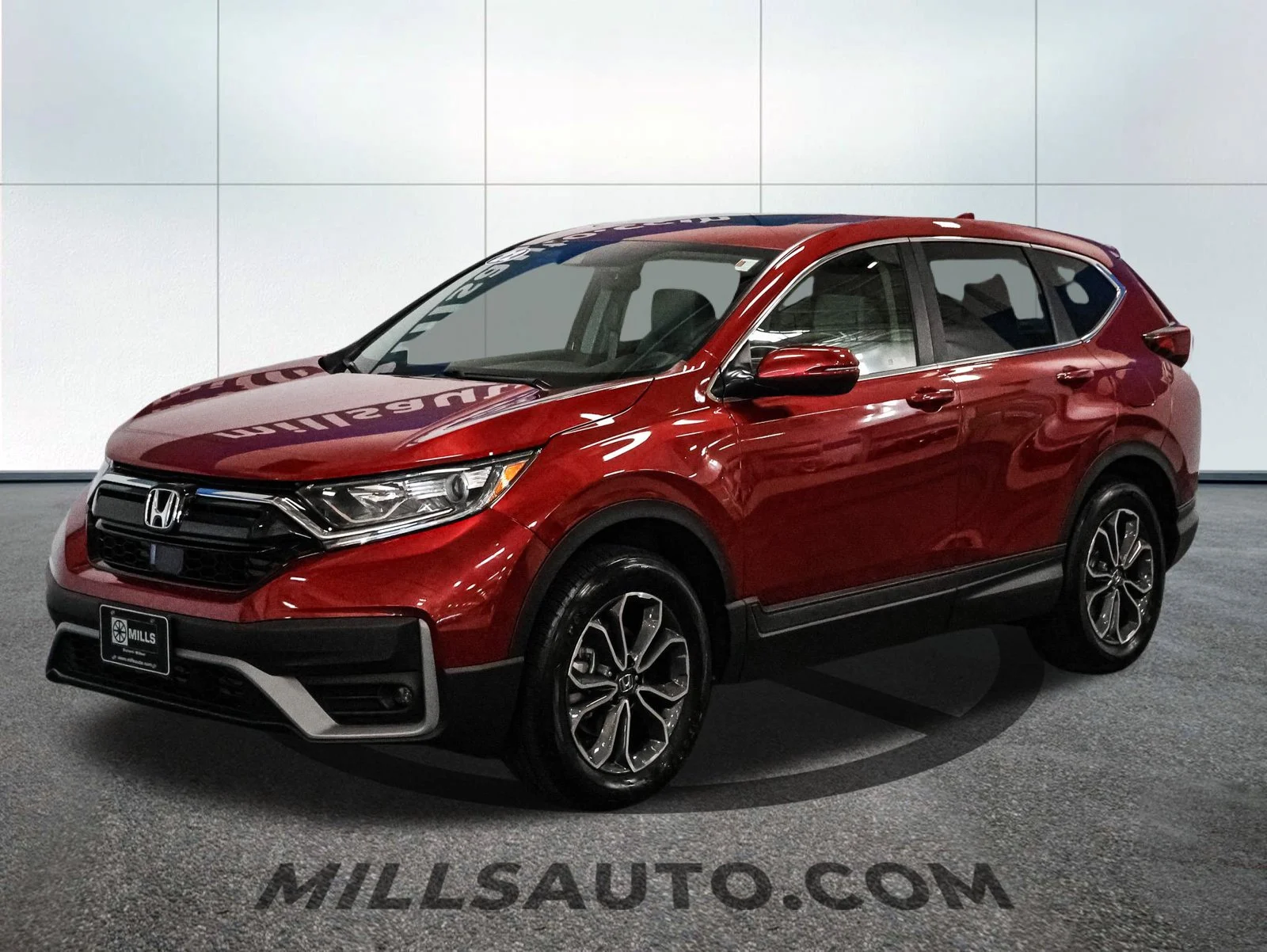 Certified Used 2022 Radiant Red Metallic Honda AWD EX image 2