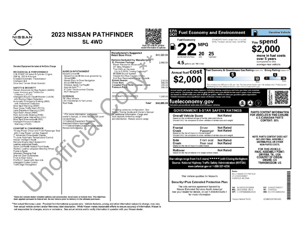 Used 2023 Scarlet Nissan SL image 9