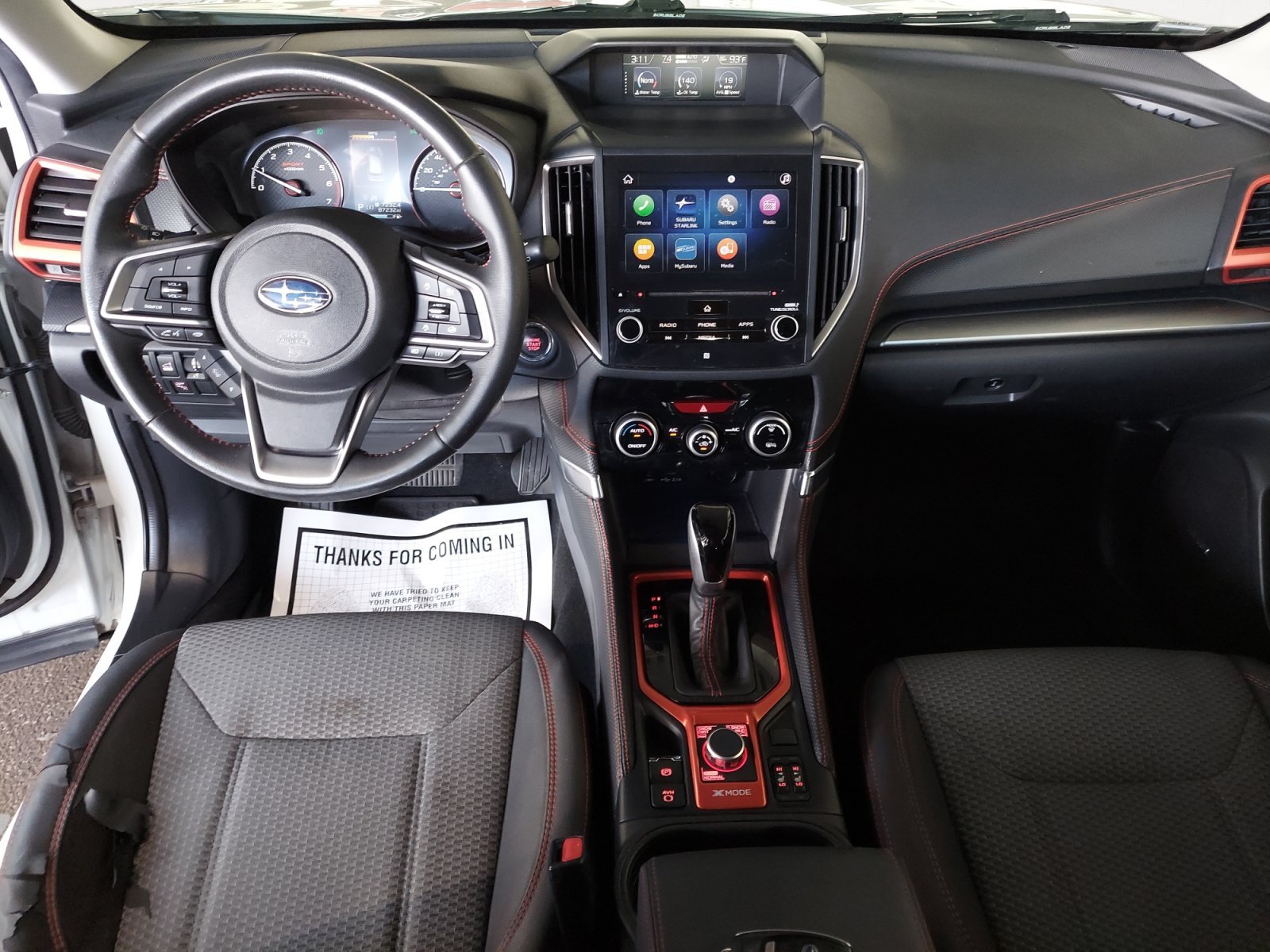 Used 2020 Crystal White Pearl Subaru Sport image 3