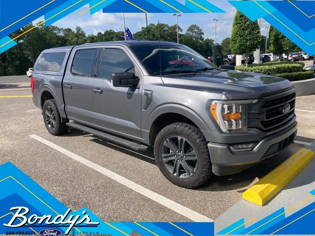 Used 2023 Carbonized Gray Metallic Ford XLT image 1