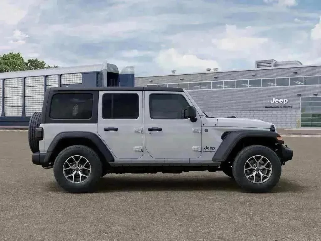 New 2026 Bright White Clear-Coat Exterior Paint Jeep Sport S image 40