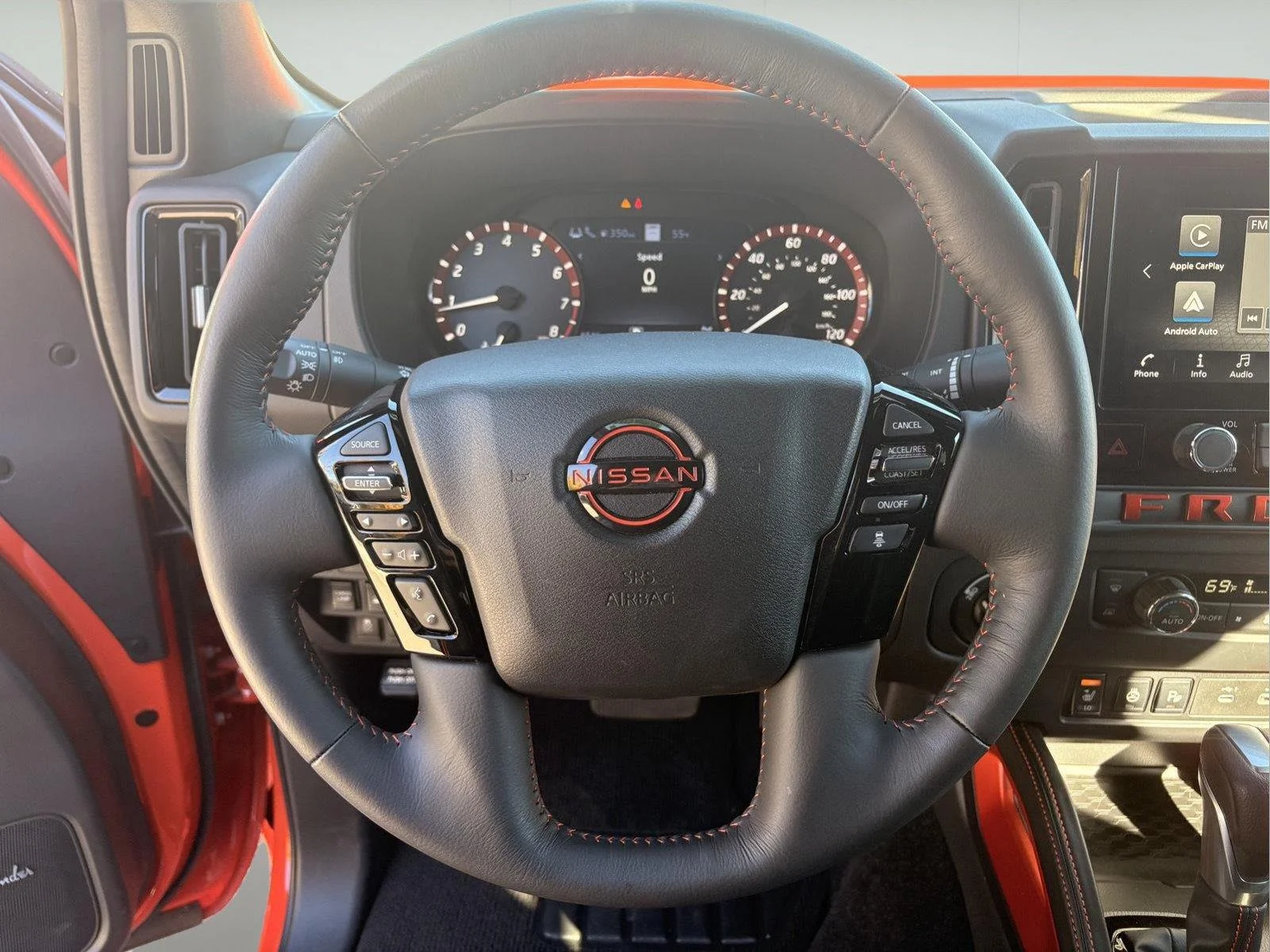 Used 2025 Afterburn Orange Nissan PRO-4X image 15