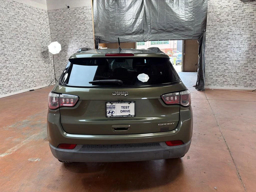 Used 2018 Olive Green Pearlcoat Jeep Sport image 6