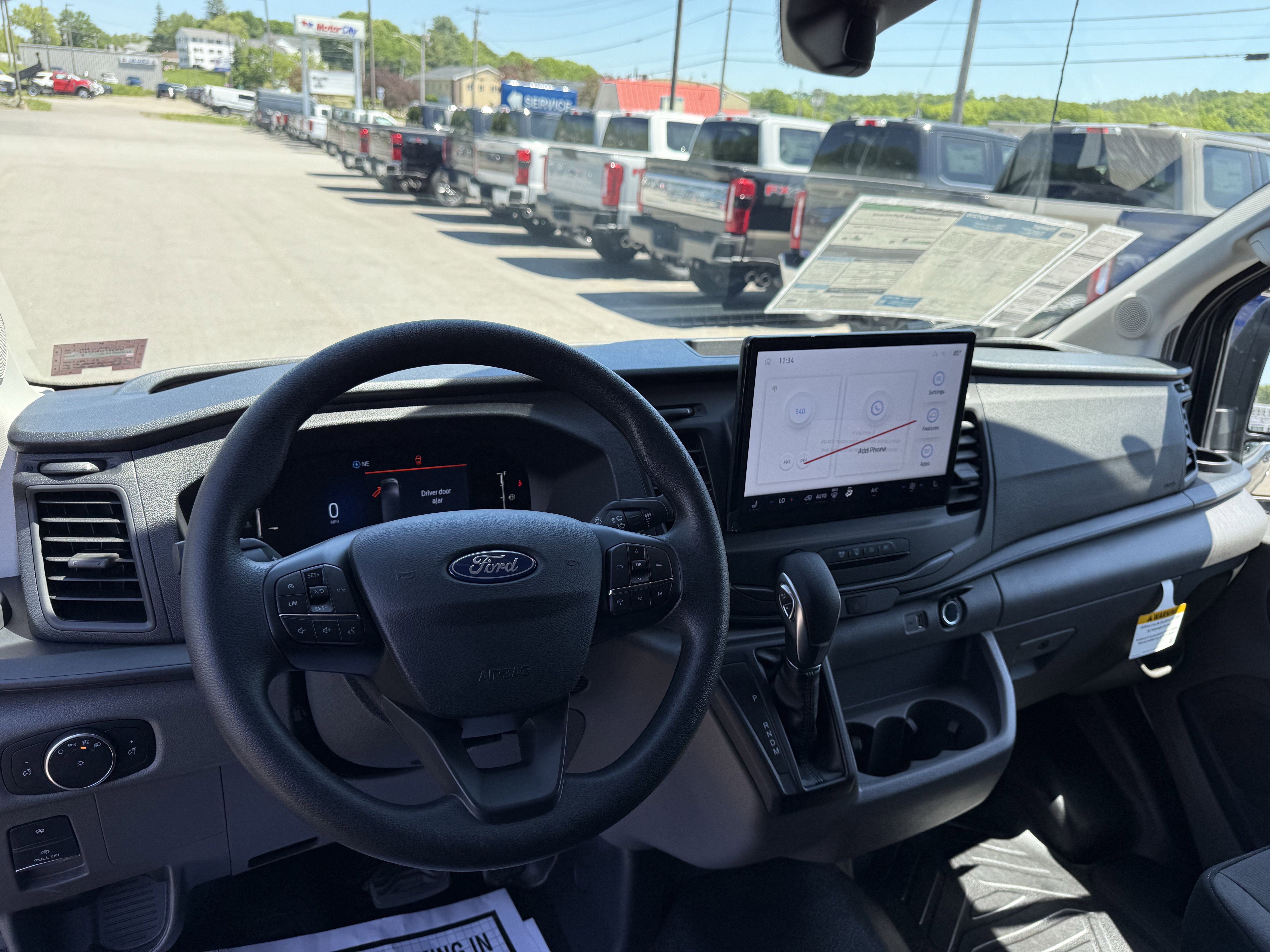 New 2026 Carbonized Gray Metallic Ford Cargo Van image 13