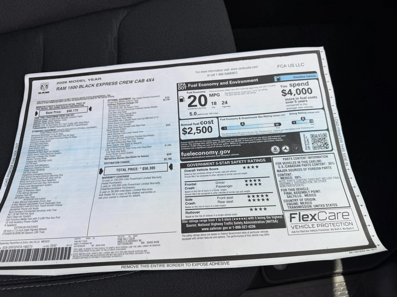 New 2026 Forged Blue Metallic Exterior Paint RAM Express image 23