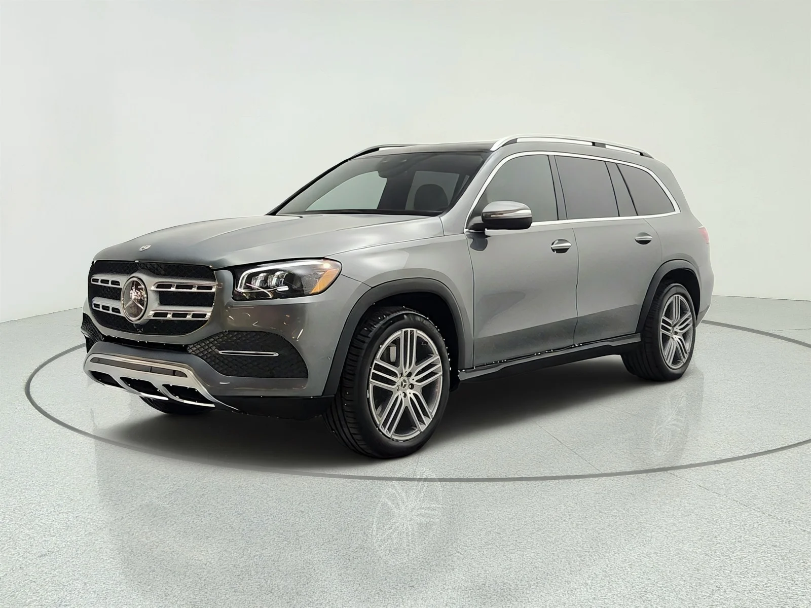 Used 2021 Selenite Grey Metallic Mercedes-Benz GLS 450 4MATIC® SUV image 1