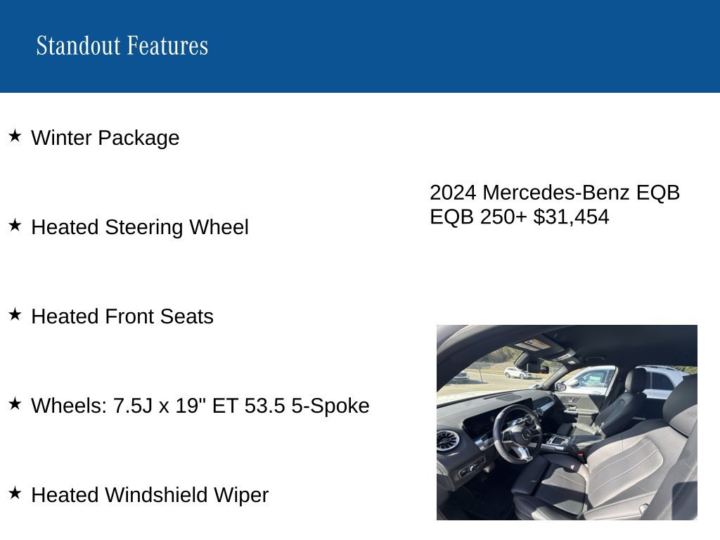 Certified Used 2024 White Mercedes-Benz 250+ image 9