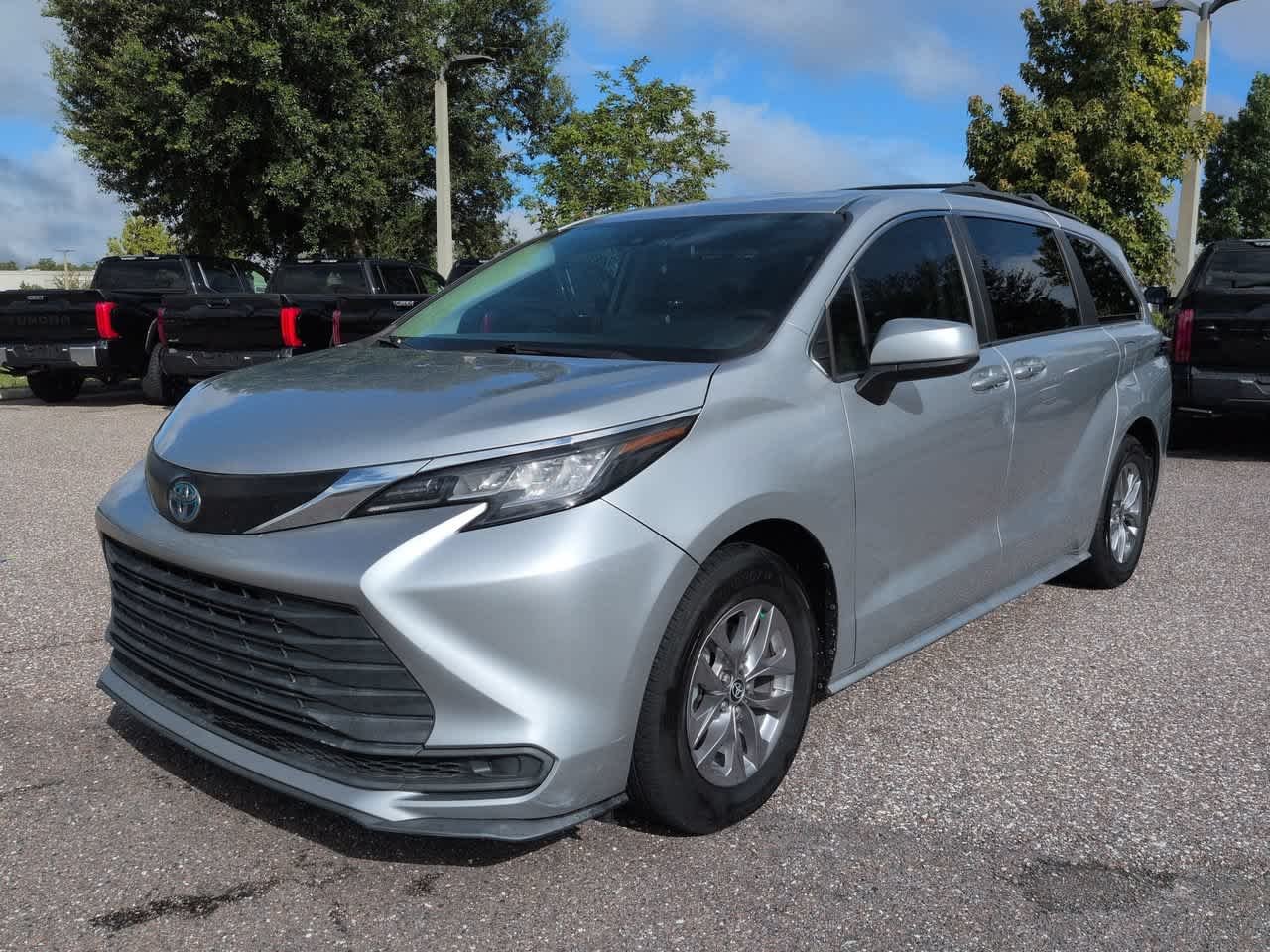 Certified Used 2022 Celestial Silver Metallic Toyota LE image 2