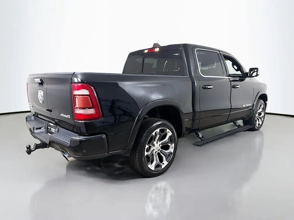 Used 2020 Diamond Black Crystal Pearlcoat Ram Longhorn image 7