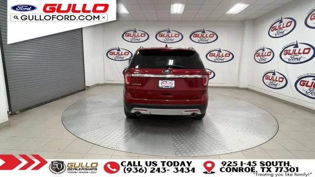 Used 2017 Ruby Red Metallic Tinted Clearcoat Ford Limited image 7