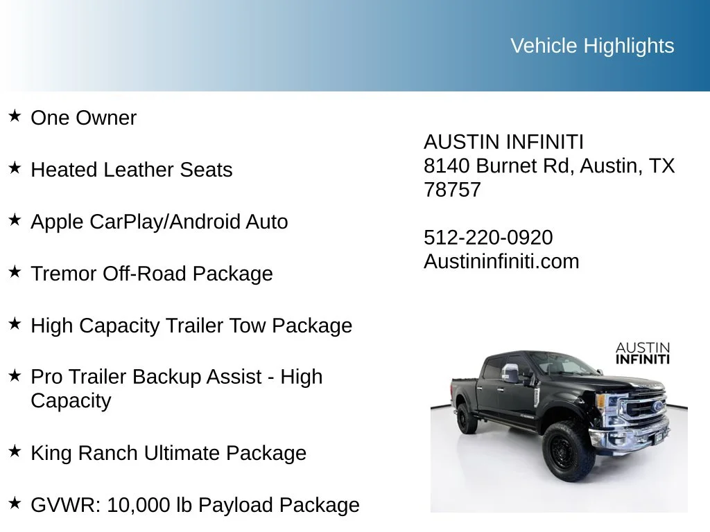 Used 2022 Black Ford King Ranch image 10