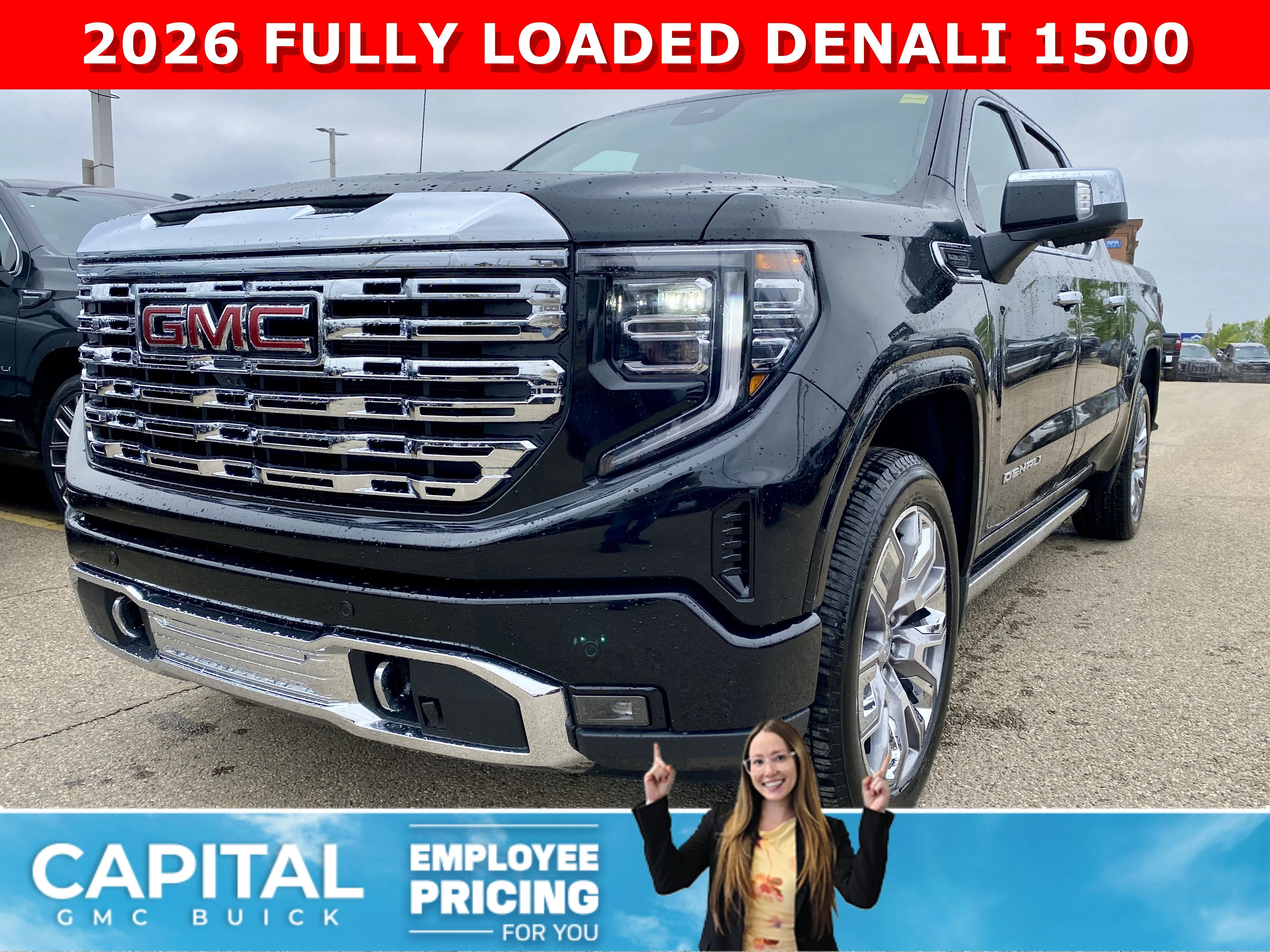 New 2026 ONYX BLACK GMC Denali image 1