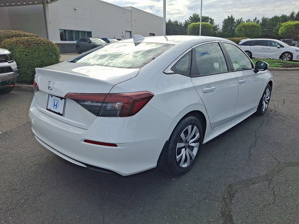 Certified Used 2025 Platinum White Pearl Honda 4D LX image 36