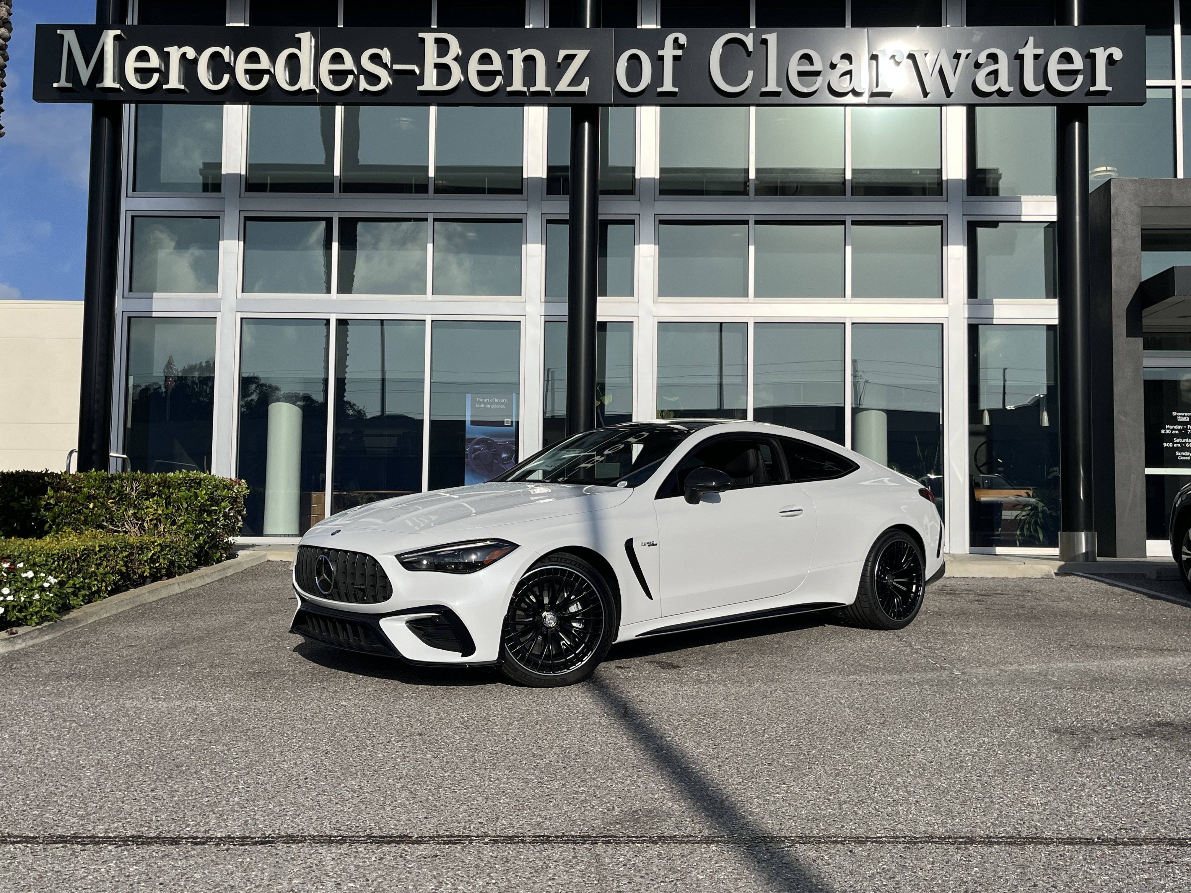 New 2026 MANUFAKTUR Moonlight White Metallic Mercedes-Benz AMG® CLE 53 image 1