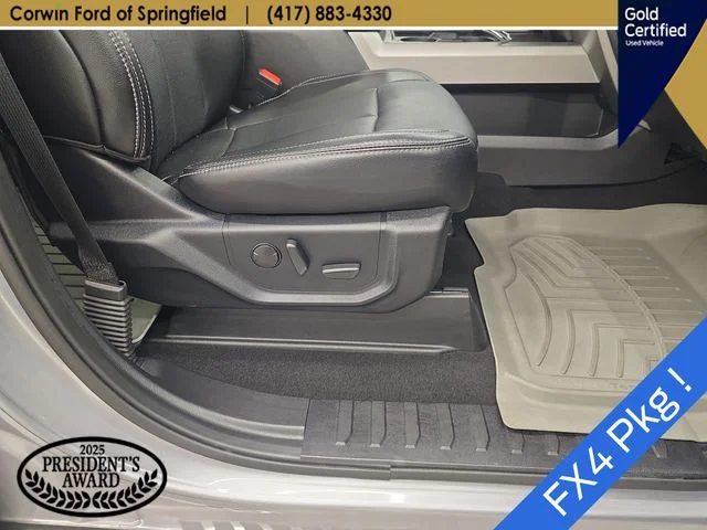 Certified Used 2021 Iconic Silver Metallic Ford Lariat image 12