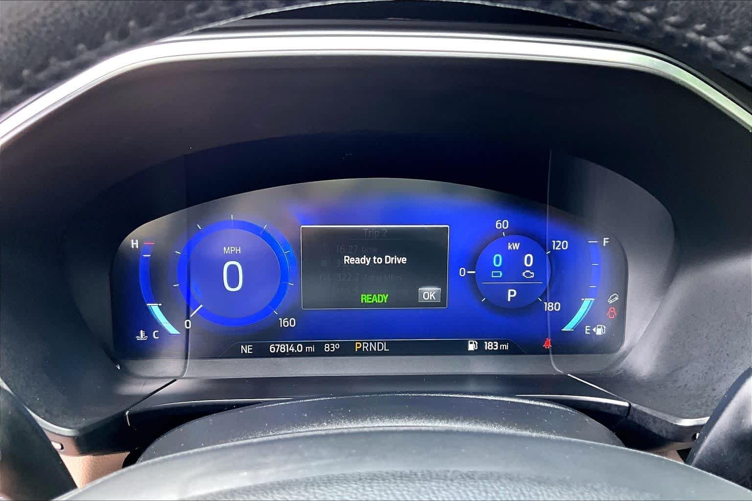 Used 2020 Star White Metallic Tri-Coat Ford Titanium Hybrid image 25