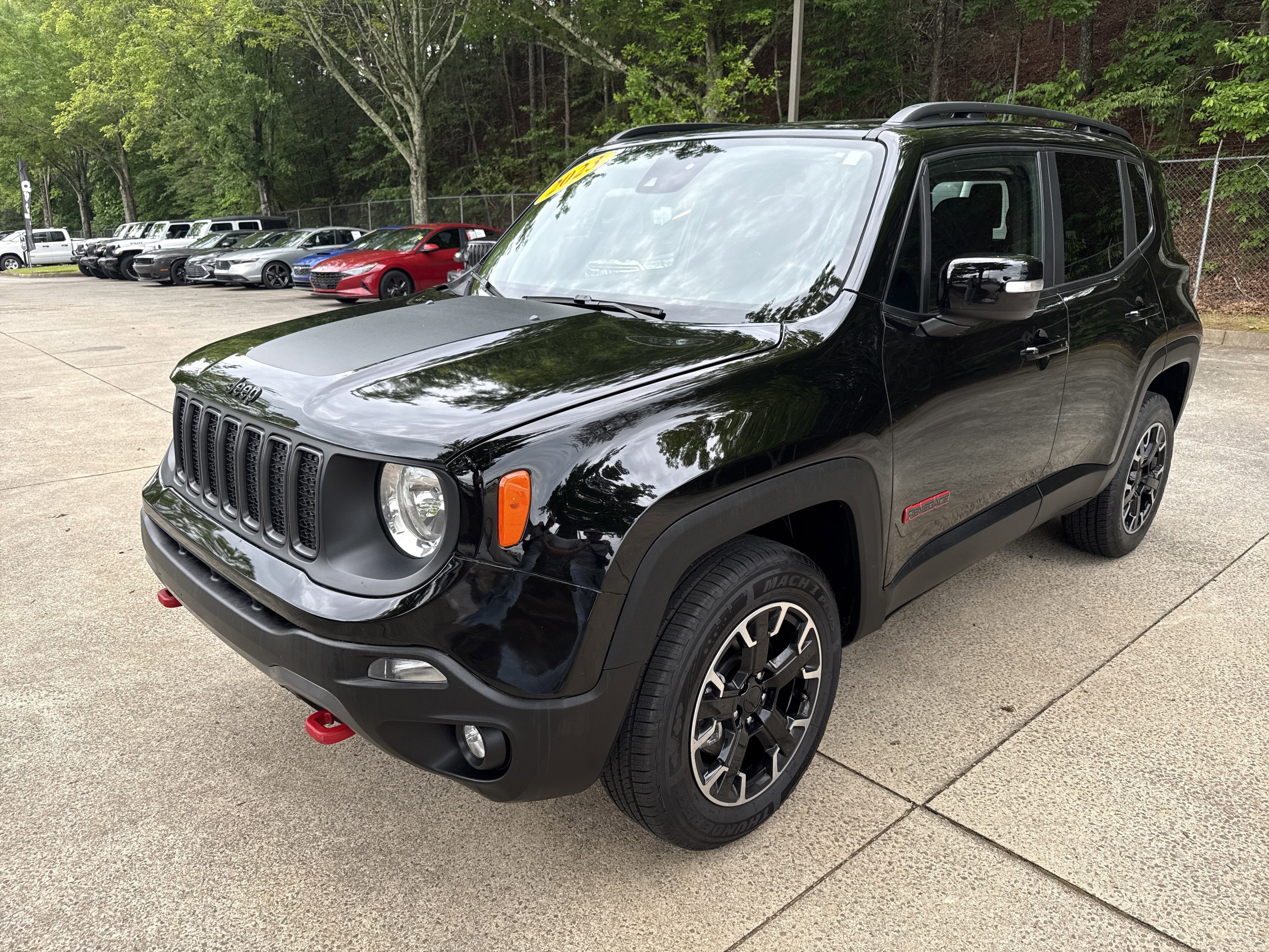 Used 2023 Black Clearcoat Jeep Trailhawk image 3