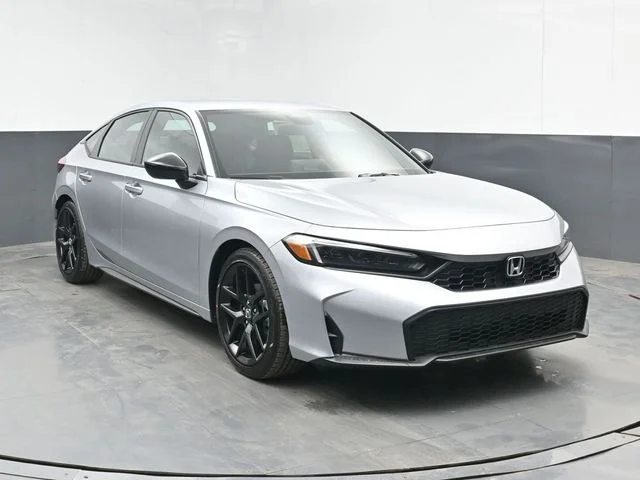 New 2026 Solar Silver Metallic Honda FWD Sport image 5