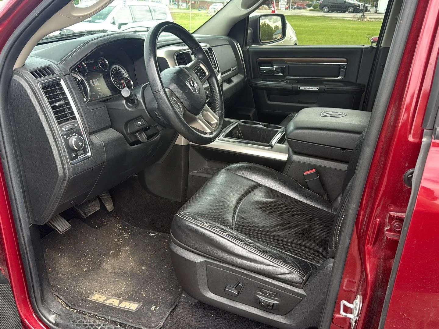 Used 2015 Deep Cherry Red Crystal Pearlcoat Ram Laramie image 14