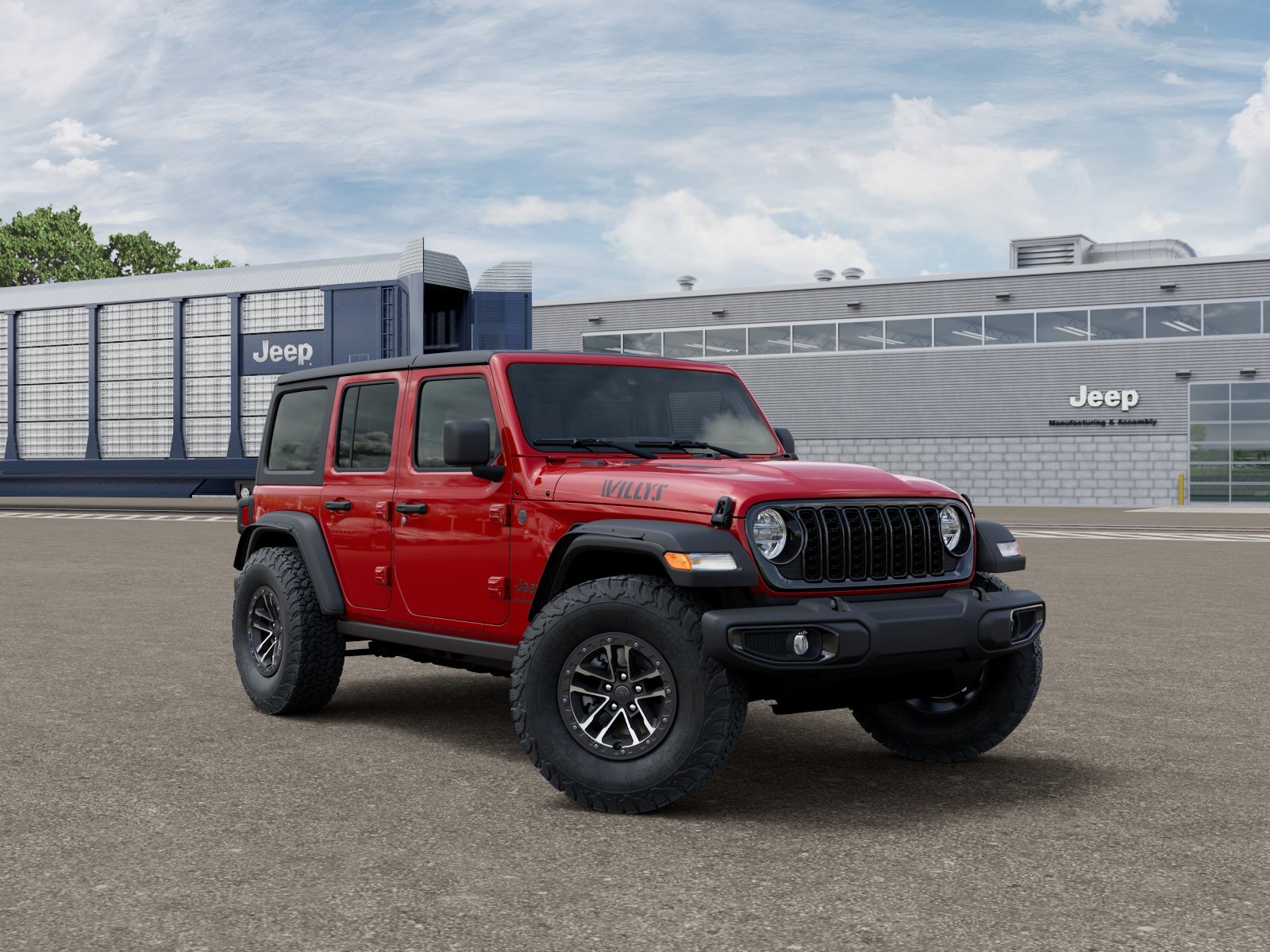 New 2026 Firecracker Red Clearcoat Jeep Willys image 3