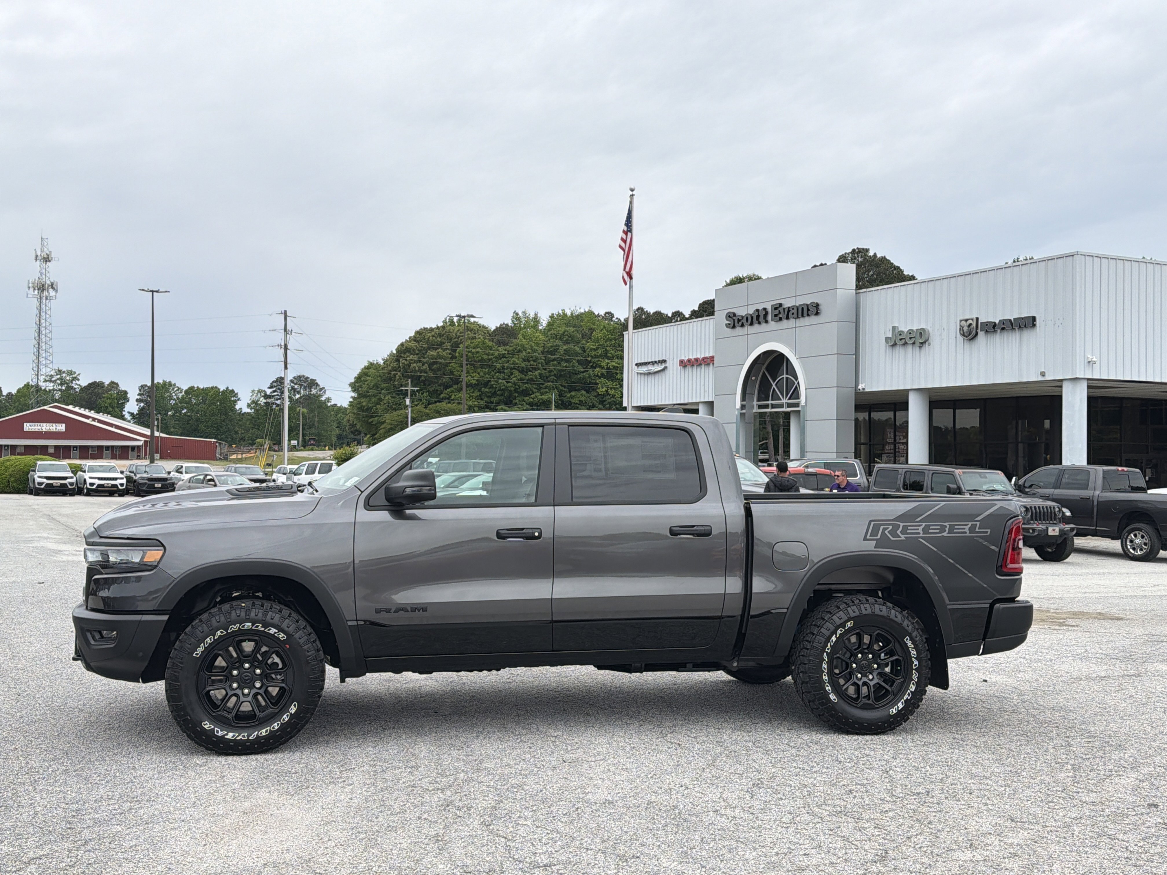 New 2026 Granite Crystal Metallic Clear-Coat Exterior Paint RAM Rebel image 5