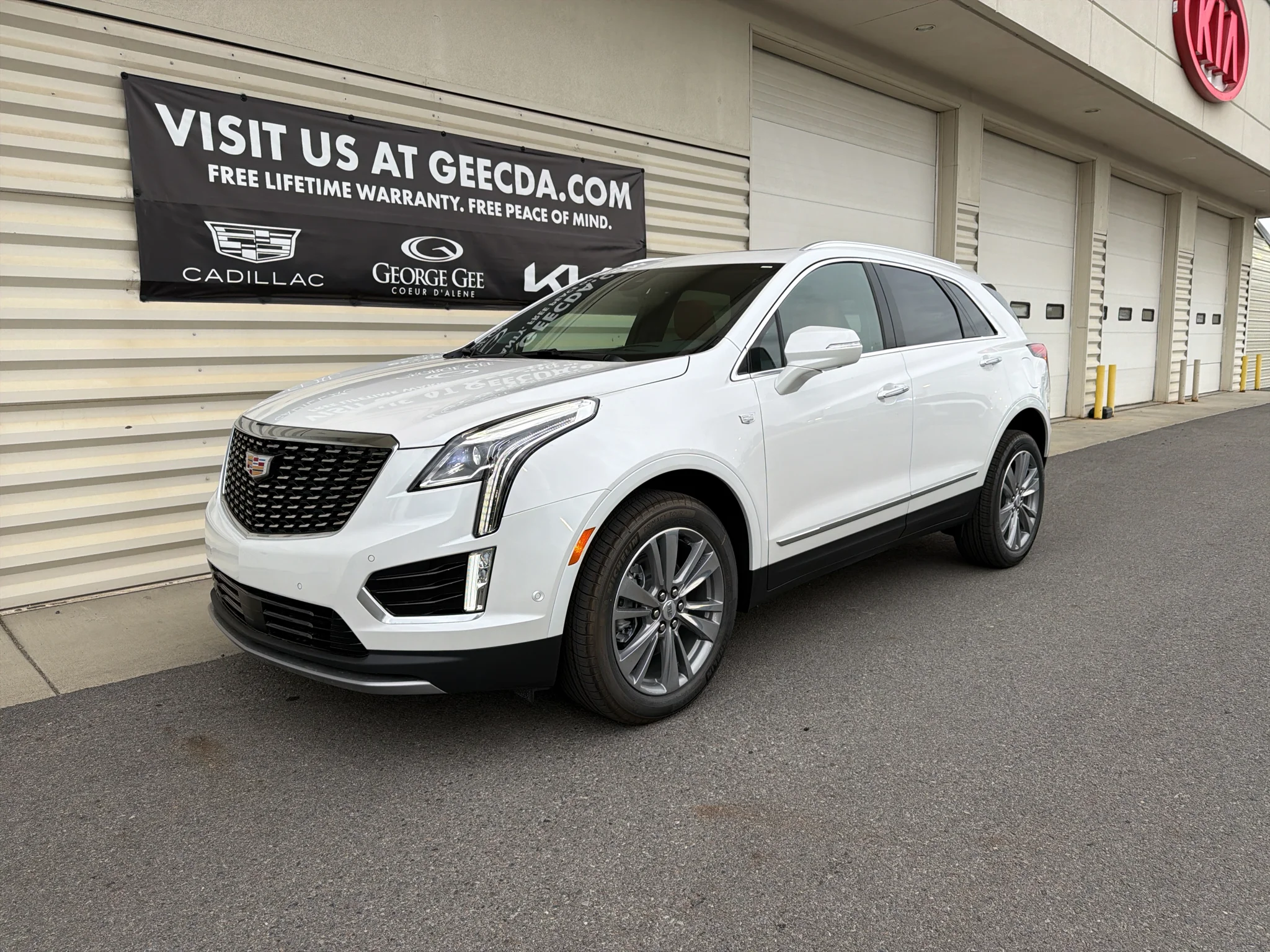 New 2026 Crystal White Tricoat Cadillac AWD Premium Luxury image 1