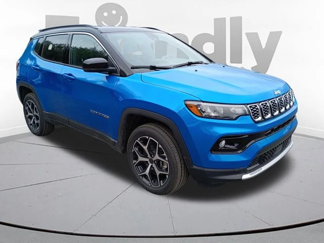New 2026 Hydro Blue Pearl-Coat Exterior Paint Jeep Limited image 3