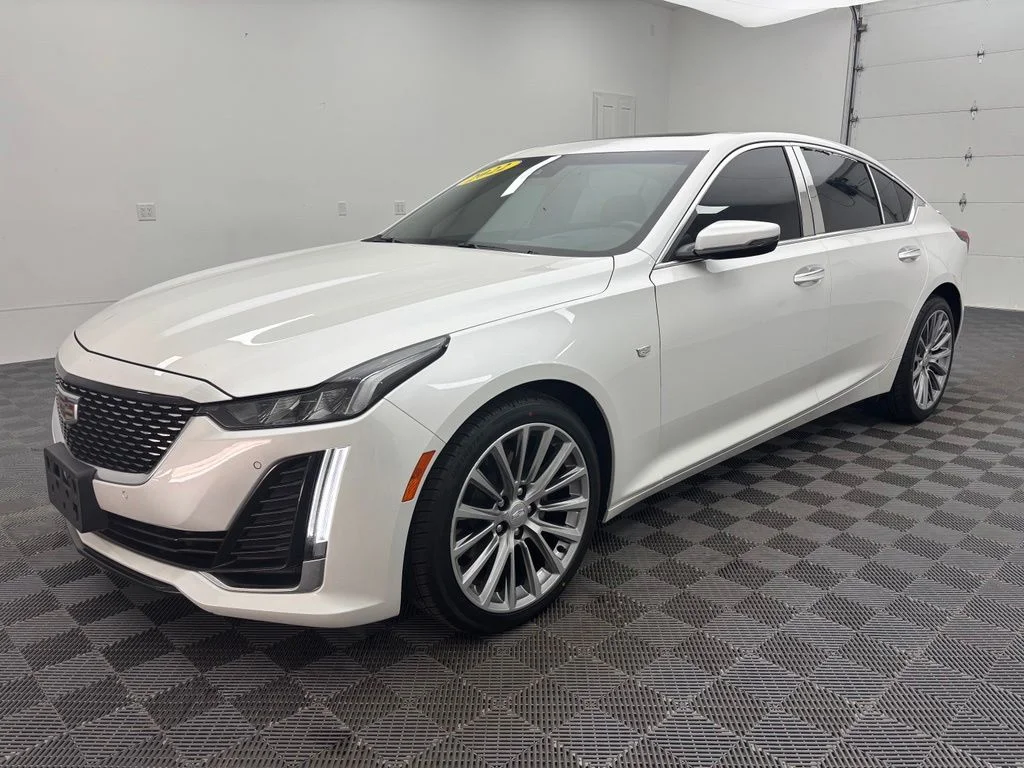 Used 2022 White Cadillac Premium Luxury image 13