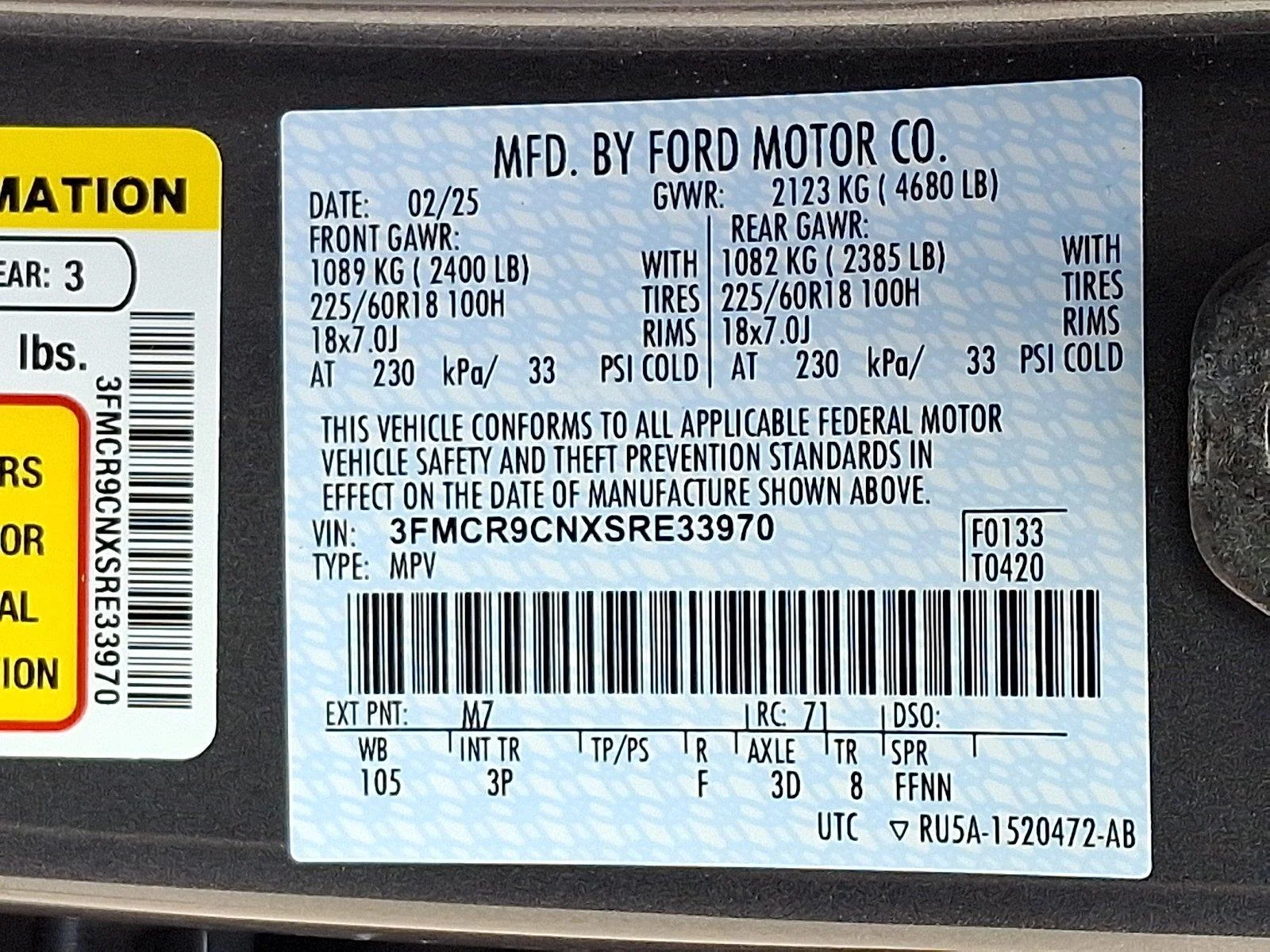 Used 2025 Carbonized Gray Metallic Ford Outer Banks image 27
