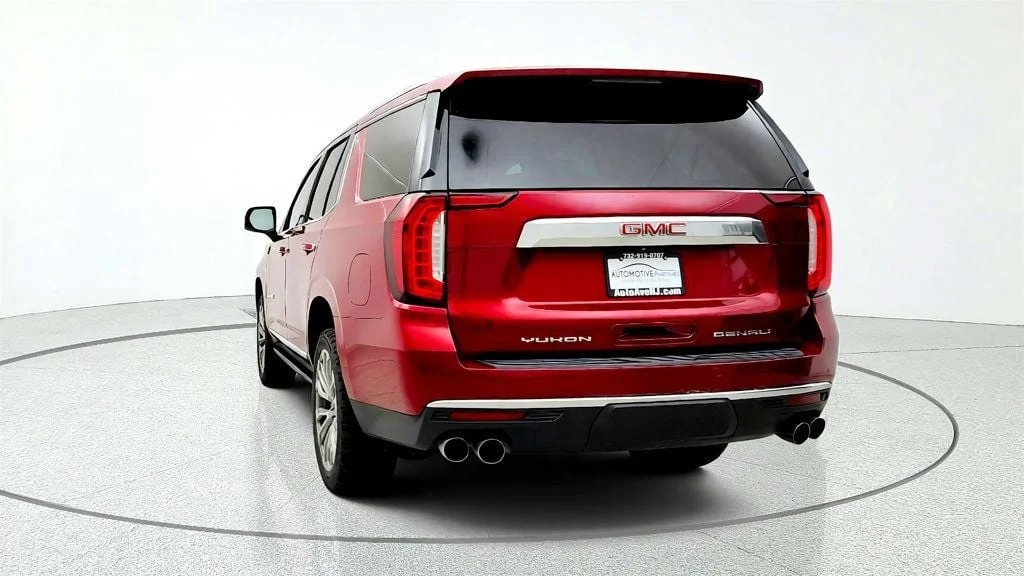 Used 2021 Cayenne Red Tintcoat GMC 4WD 4dr Denali w/ Rear Seat Media, 22