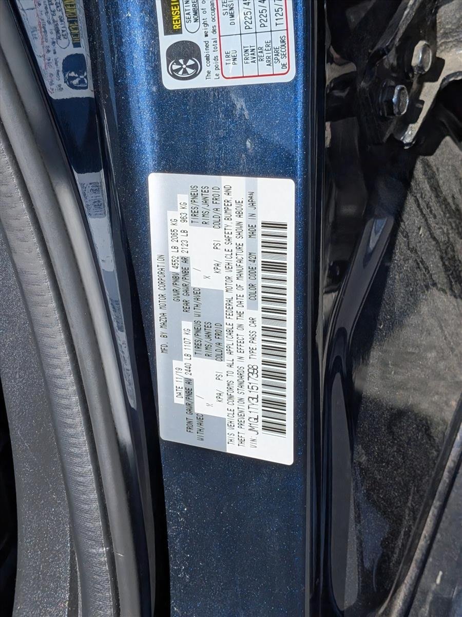 Used 2020 Deep Crystal Blue Mazda Grand Touring image 14