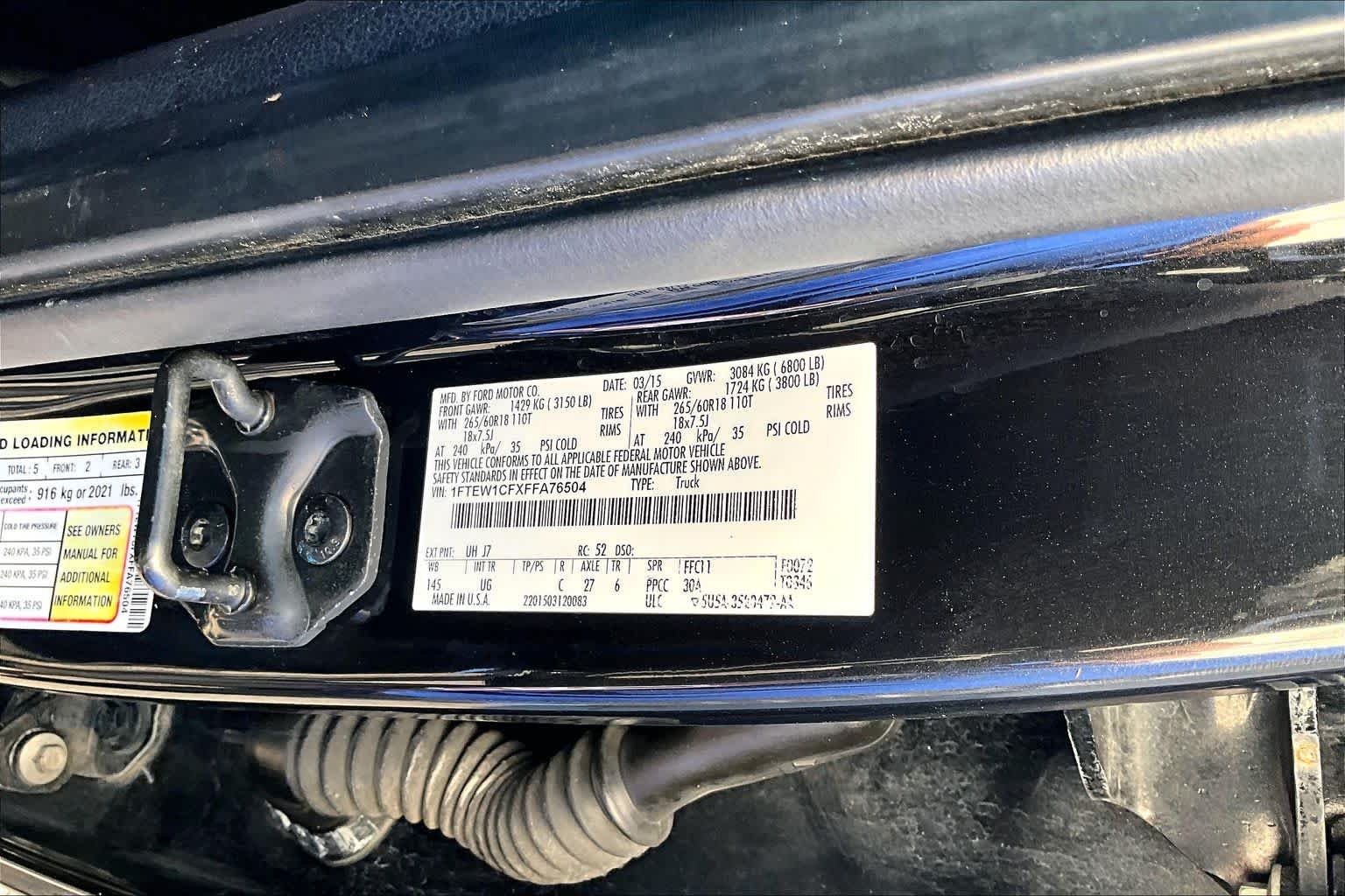 Used 2015 Tuxedo Black Metallic Ford XLT image 33