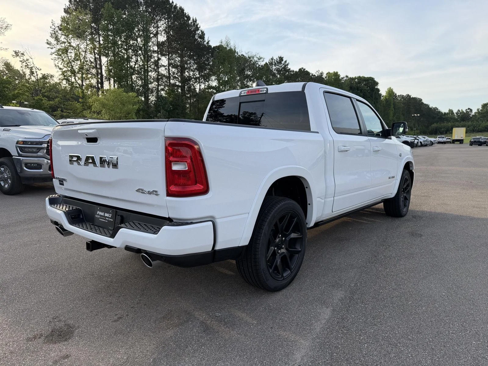 New 2026 Bright White Clear-Coat Exterior Paint RAM Laramie image 6