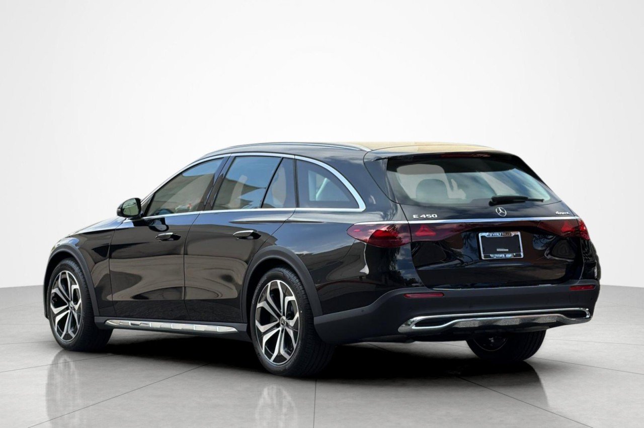 New 2026 Obsidian Black Metallic Mercedes-Benz E 450 4MATIC® All-Terrain Wagon image 3