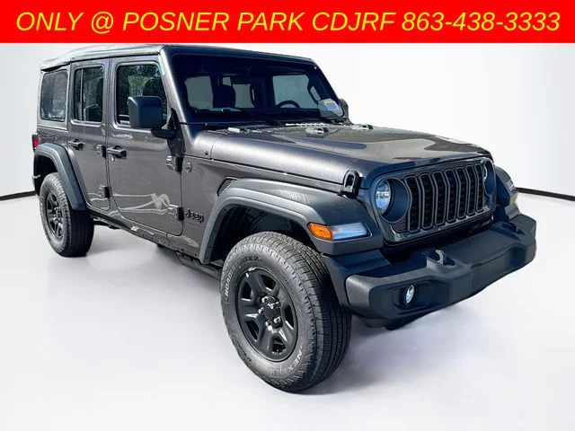 New 2026 Granite Crystal Metallic Clearcoat Jeep Sport image 3