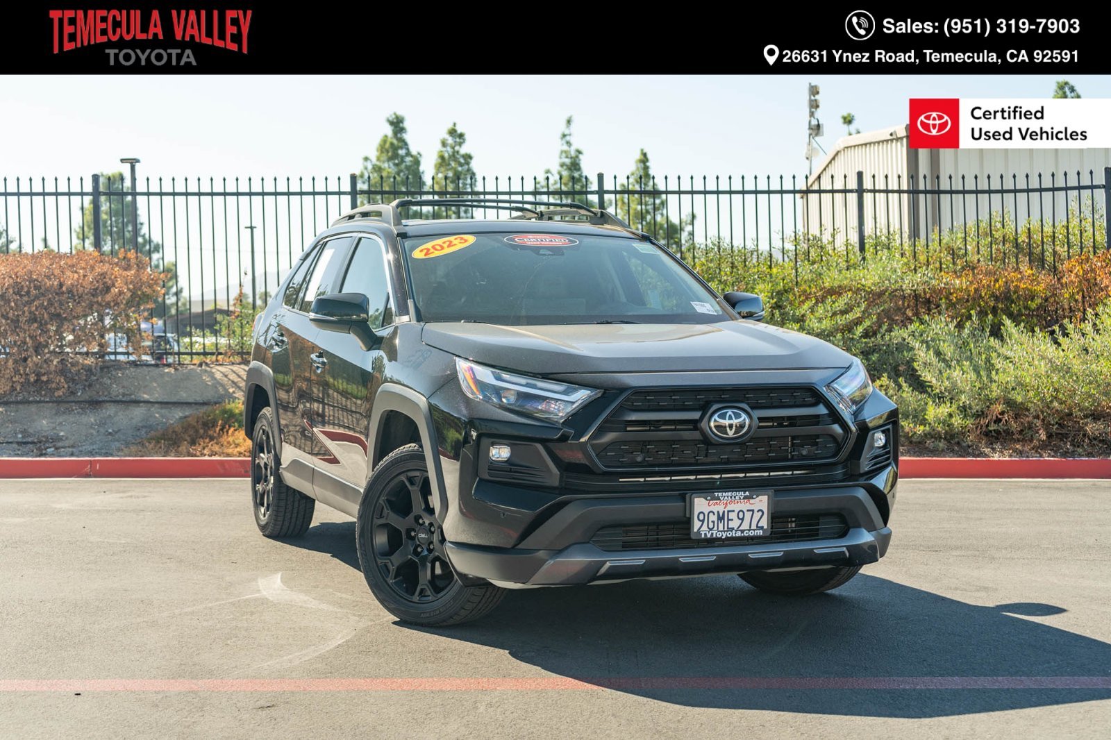 Certified Used 2023 Midnight Black Metallic Toyota TRD Off Road image 1