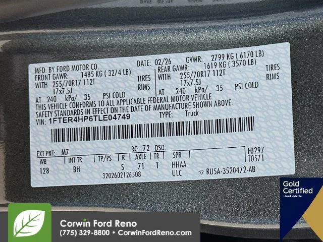 Certified Used 2026 Gray Metallic Ford XLT image 35
